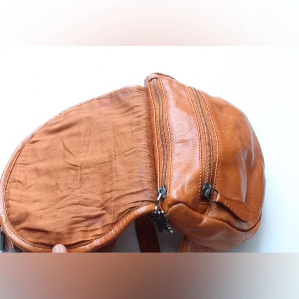 Private Label leather waist bag